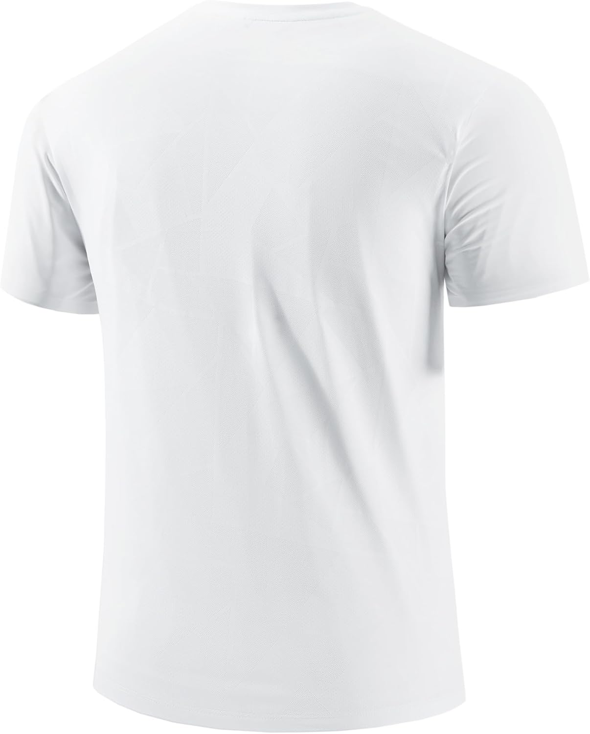 Mens Seamless Workout T-Shirts Lightweight Moisture Wicking Running Hiking Camping Tennis Pickleball Shirts for Men