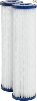 GE FXWPC Whole House Water Filter, Replacement for Water Filtration System, NSF Certified: Reduces Sediment, Rust & Other Impurities, Replace Every 3 Months for Best Results, 2 Filters