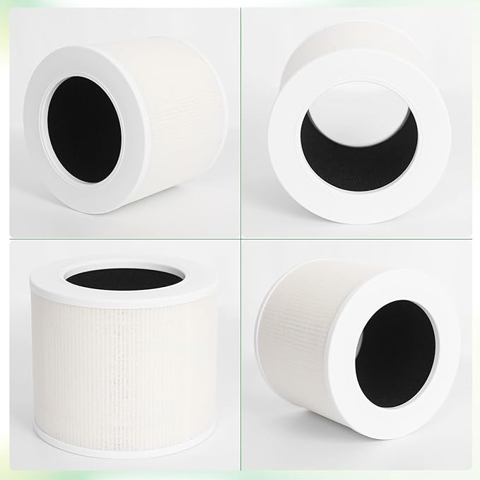 Core Mini-P Replacement Filter for LEVOIT Core Mini Air Purifier, High-Efficiency Activated Carbon, 3-in-1 HEPA, Part Core Mini-RF, 2 Pack