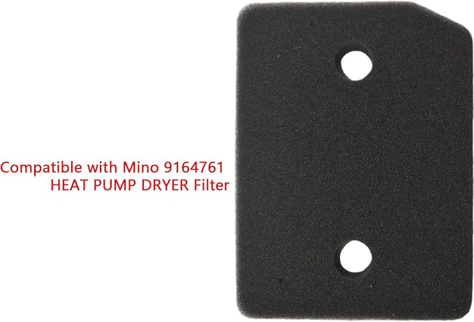 6 Pack Plinth Filter Replacement for Miele T1 Dryer - 9164761 Heat Pump Tumble Dryer, Dryer Spare Parts, Lint Filter Foam Sponge Replacement， Replace all Heat Pump Tumble Dryers TMB540WP TKS850WP