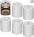 9 Pack Shower Filter Replacement Cartridge, 20 Stage Shower Filter Head for Hard Water, Universally Compatible With Any Similar Design, High Output Hard Water Filter Replacement Cartridge