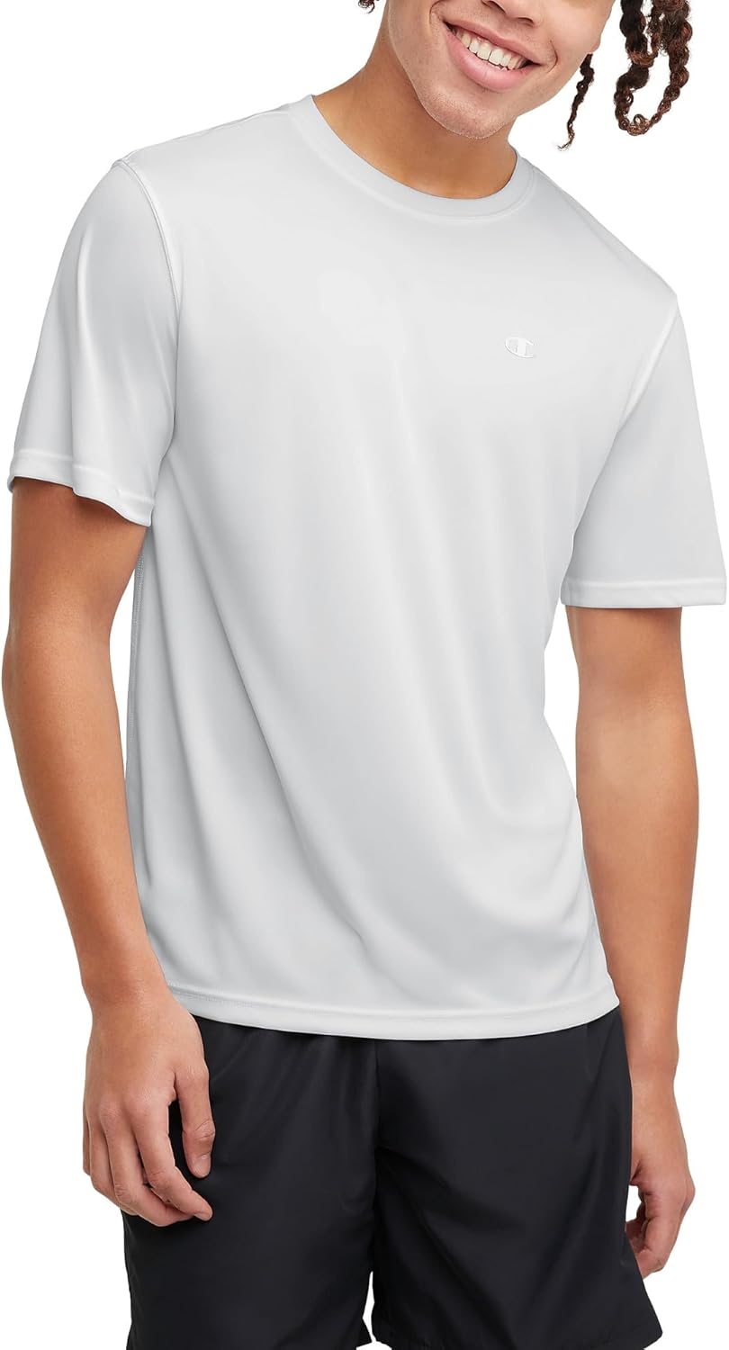 Champion Men's T-shirt, Sport Tee, Moisture Wicking, Anti Odor, Athletic T-shirt for Men (Reg. Or Big & Tall)