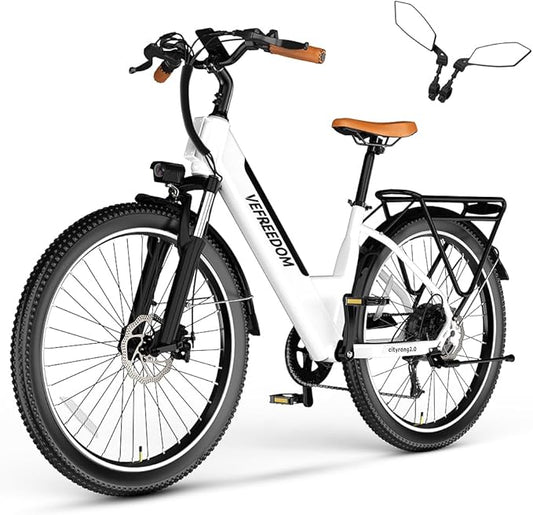 𝟏𝟎𝟎𝟎𝐖 Peak Electric Bike for Adults,up 𝟖𝟎 Miles Removable Battery Ebike, 26" UL Certified Electric Mountain E Bike,Adult Electric Bicycles for Commute Beach Snow