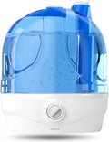 AZEUS 2.8L Large Capacity Ultrasonic Cool Mist Humidifier - Powerful Moisture Control for Comfortable Spaces, Lasts up to 30 Hours, Auto Shut-Off (BPA-Free)