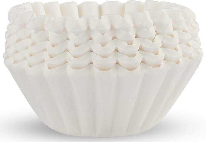 Tupkee Extra Large Coffee Filters - (13.75 Inch x 5.25 Inch) Premium, Big, Tall for Bunn 1.5 to 3 Gallon Commercial Coffee & Tea Machines - (500 Count) - Chlorine Free White Commercial Coffee Filters