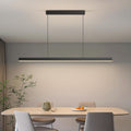 Modern Island Lights, 70.8in LED Pendant Light Dimmable with Remote Control 3000k-6000K Adjustable Color Temperature, Aluminum Chandelier Lamp Fixture for Kitchen, Dining Room, Billiard Room