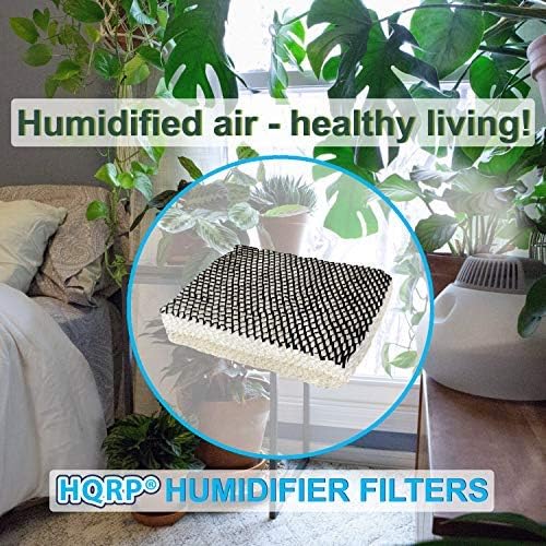 HQRP 4-Pack Humidifier Wick Filter Compatible with Bionaire C22, C33, W2, W2S, W6, W6H, W6S, W7, W9, W9H, W9S Humidifiers, Part 900 900CS 900X Replacement