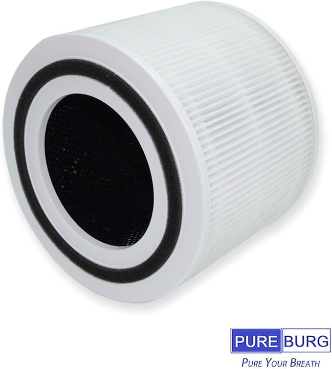 PUREBURG Replacement Filter Compatible with TCL Breeva A1C Air Purifier AR1CS, H13 HEPA and Activated Carbon 2-Pack