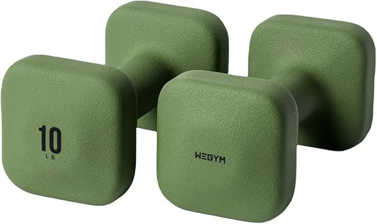 SafeGrip Dumbbells, Anti-Slip, Anti-Roll, Thick Handles, Free Weights, Square Dumbbells for Secure Workouts at Home, Weightlifting, and Personal Training-FlexoryFit