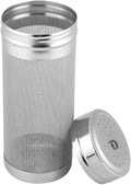 Stainless Steel Mesh Beer Filter, 300 Micron Mesh Homebrew Hops Beer Tea Kettle Brew Filter, Reusable Fine Hop Filter Strainer for Nut Milk Cold Brew Wine Coffee Grain