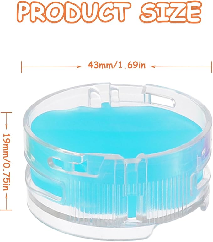 4Pack Odor Neutralizer Replacement Cartridge fit for Shark AZ3000 AZ3002 HZ3000 IZ862H IZ562H ZD550 ZU102 LA702 Odor Elimination Replacement 1541FC3000(Bluebell)