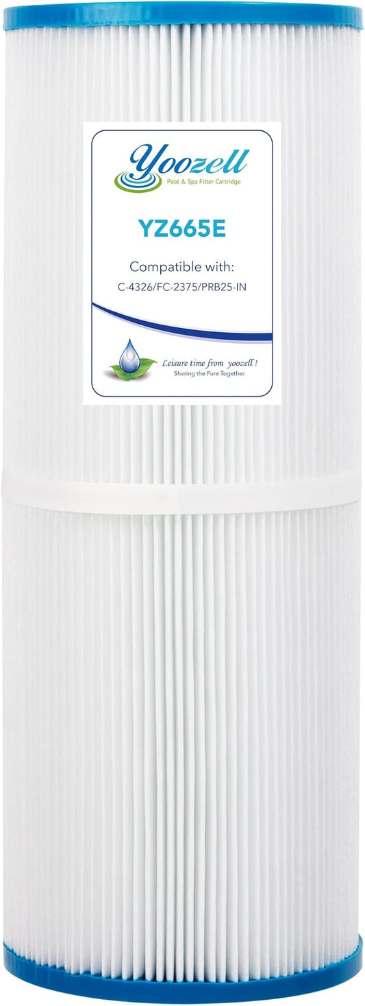 PRB25-In Spa Filter Cartridge Compatible with Unicel c-4326 25Sq.ft Guardian 413-106 Filbur FC-2375 Pentair R173429 Darlly 42513 1 Pack…