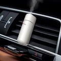 Car Air Freshener Diffuser, Motion Sensor Waterless Essential Oil Diffuser for Car USB Rechargeable Air Freshener with 6 Refill Scent（Hilton/Sandwood/WhiteTea/Diamond/GreenBamboo/Pachuli
