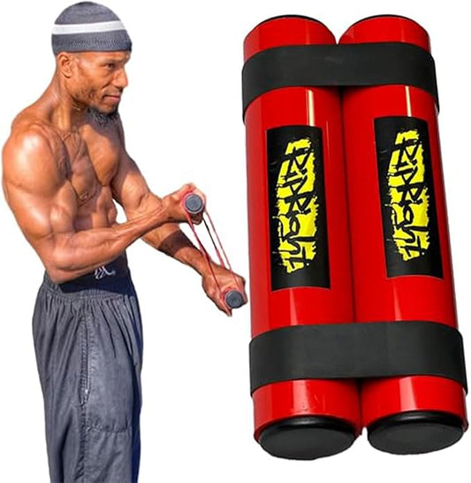 RipStick, Workout Equipment for Joint Rehab, Shoulder and Resistance Training, Muscle Building and Core Workout Equipment with 6 Adjustable Resistance Bands-FlexoryFit