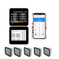 Generic 20 in 1 Tuya WiFi Air Quality Monitor CO₂ CO TVOC HCHO PM2.5 PM1.0 PM10 & smart weather station wireless Temperature Humidity, White, ZN-2CO18