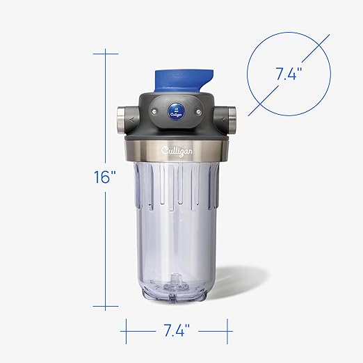 Culligan WH-HD200-C Whole House Water Filter System 1” Inlet/Outlet – Improve Tap Water Taste, Remove Sediment, Protect Appliances