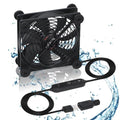 Quiet 120mm USB 5V/12V DC Fan by xiaoqijia
