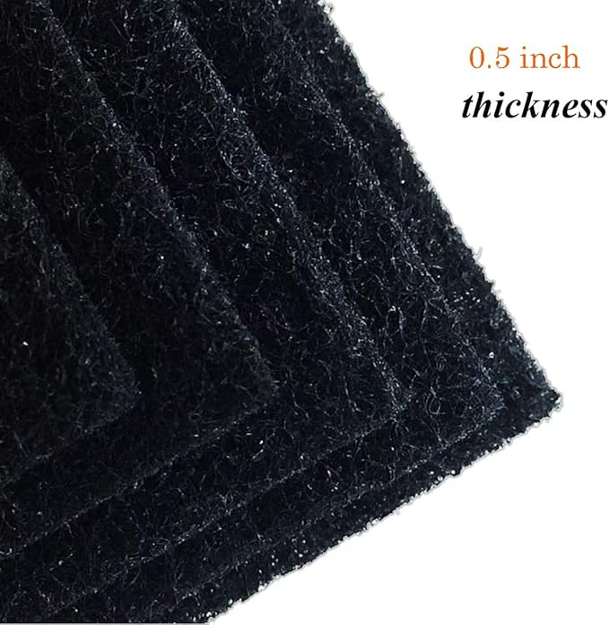 6 Pack Carbon Filters Compatible with Model LR 4, Cat Litter Box Filters Replacement to Absorb Odors from Pets, Keep Your Home Clean and Fresh