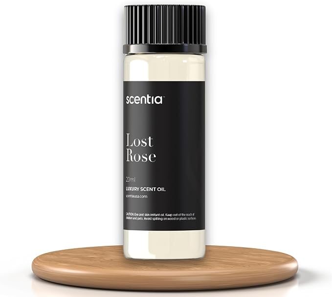 Hotel Diffuser Oil Inspired by Fairmont Hotel Scent - 20 mL 0.67 fl oz - Fragrance Oil Blend Rose, Oud Wood & Clove Notes for Aromatherapy Diffusers and Humidifiers - Lost Rose