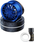 Car Air Freshener,Solar Powered Tires Scents Diffuser,Fashion Automotive Interior Decoration Accessories Purifiers for Car and Home Aromatherapy Dashboard (Blue, 10 * 8 cm)