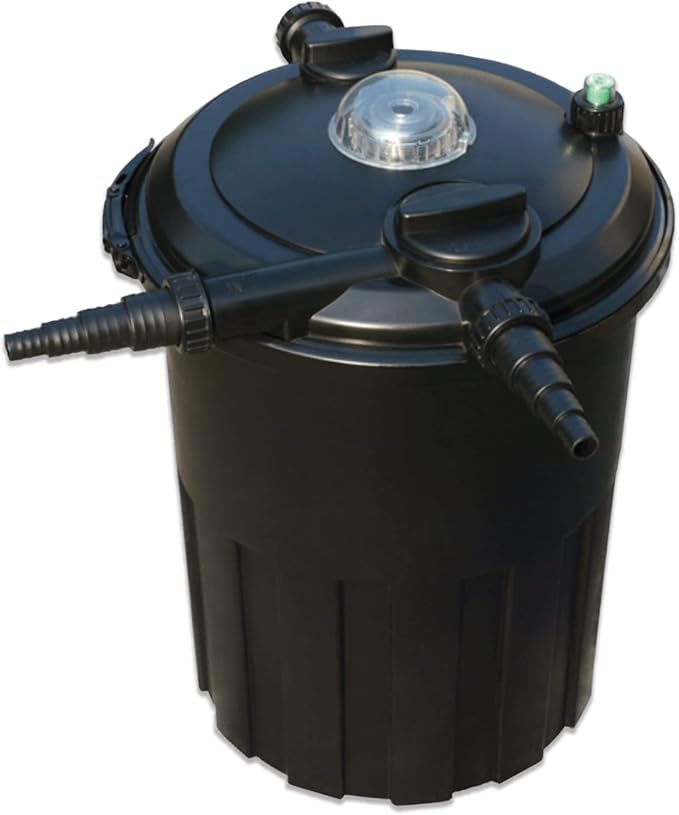 HALF OFF PONDS Bio Pro 4000 Pressure Filter with Built-in 24-Watt Clarifier for Ponds to 4,000 Gallons - BPF4000