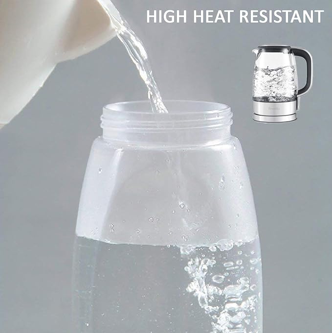 One-Touch Airtight Water Pitcher with Quickpour Lid, 2.3QT (74oz) – Heat Resistant, Leakproof Jug for Hot & Cold Drinks, Coffee, Tea and More, Space-Saving, Dishwasher Safe, Made in Japan (Pink)
