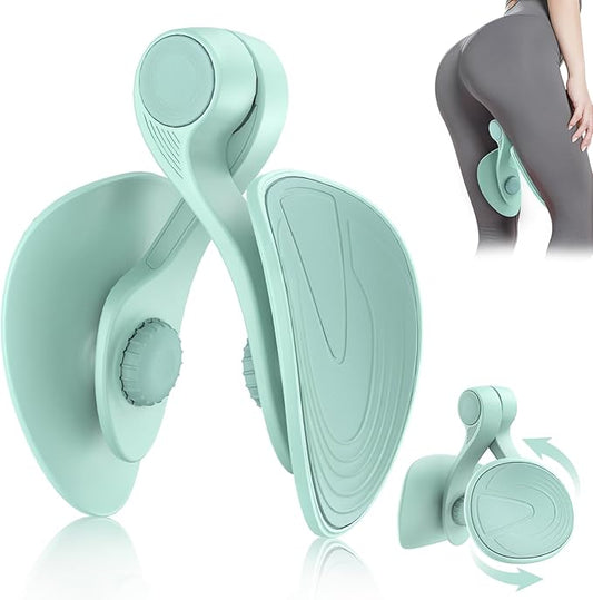 Hip Trainer Kegel Exerciser, Pelvic Floor Trainer, Kegel Trainer for Postpartum Rehabilitation, Trimmer Inner Thigh, Thigh Toner Workout-FlexoryFit