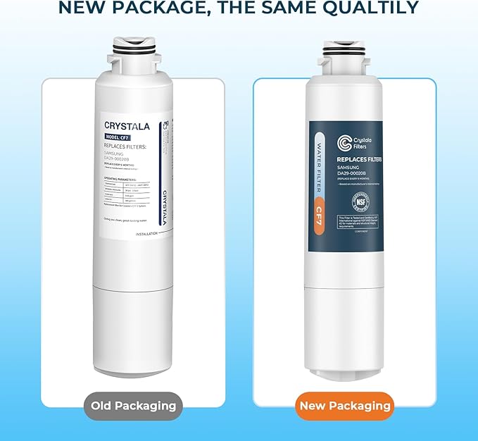 Samsung Crystala DA29-00020B NSF 42 Certified Replacement Water Filters (2 Pack)