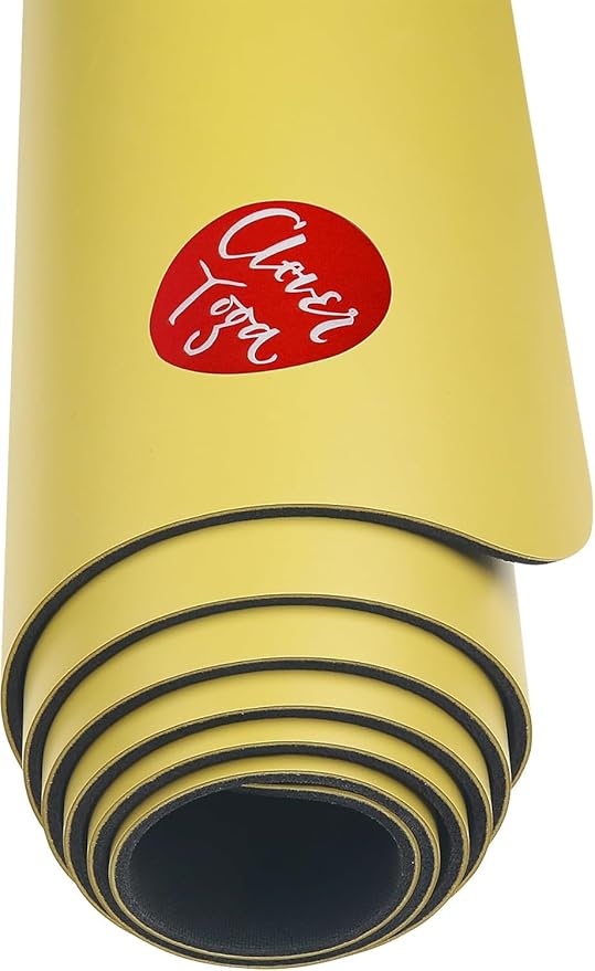 Clever Yoga Liquid Balance Thick Yoga Mat - Pro Exercise Yoga Mat with Non-Slip Surface for Home Gym, Earth-Friendly & Recyclable Pilates and Workout Pad Women & Men, 4.5 mm-FlexoryFit