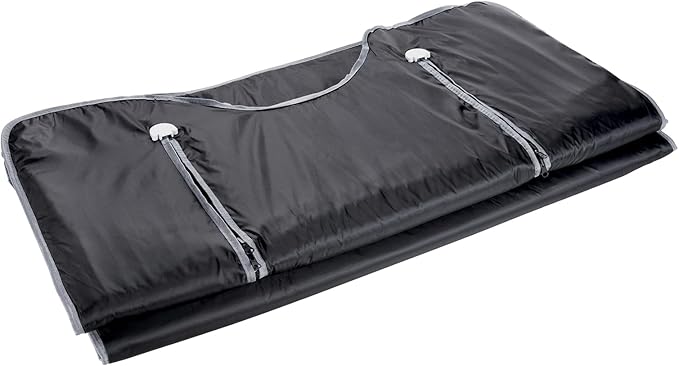 VEVOR Sauna Blanket, Compact Infrared Home Sauna with Oxford Fabric, Features Arm Openings & Carbon Fiber Warmers, Temp Settings 95-176℉, Timer 5-60 Mins, 75x35 inches