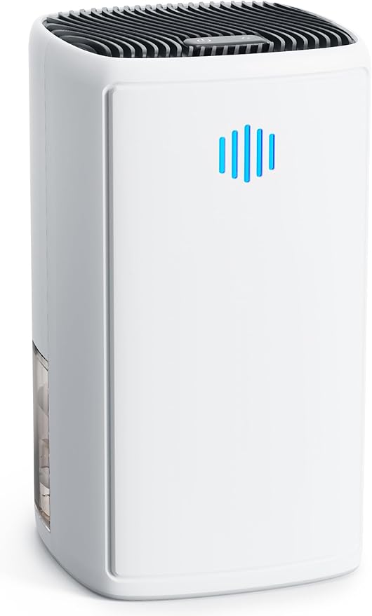 Dehumidifier,TABYIK 38OZ,Small,Quiet, Energy-Saving Dehumidifier with Auto Shut Off, for Bathrooms, Closets, and RVs