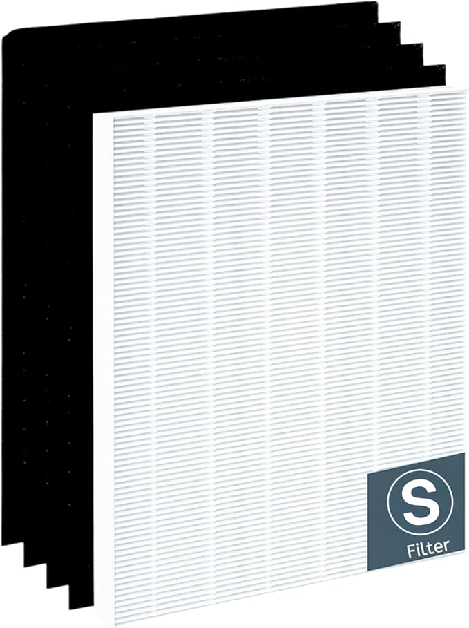 Nispira C545 HEPA Filter Replacement Ture HPEA For Winix C545 Air Purifier, P150, B151, 9300, Part Filter S 1712-0096-00 & 2522-0058-00, 113050 1 Set