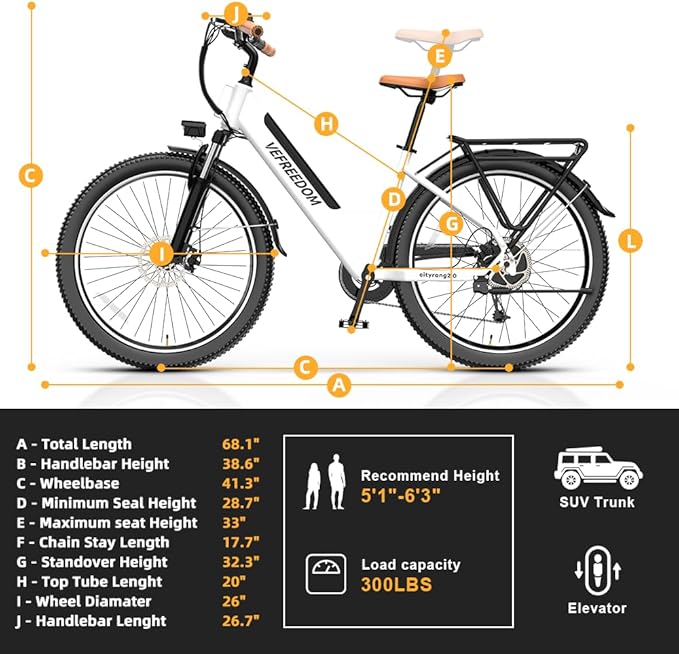 𝟏𝟎𝟎𝟎𝐖 Peak Electric Bike for Adults,up 𝟖𝟎 Miles Removable Battery Ebike, 26" UL Certified Electric Mountain E Bike,Adult Electric Bicycles for Commute Beach Snow
