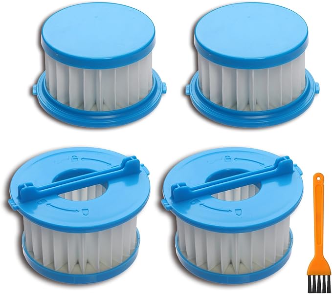 4 Pack A32F02 HEPA Filter Compatible with Ryobi 18V ONE+ Wet/Dry Hand Vacuum PCL702 PCL702B PCL702K