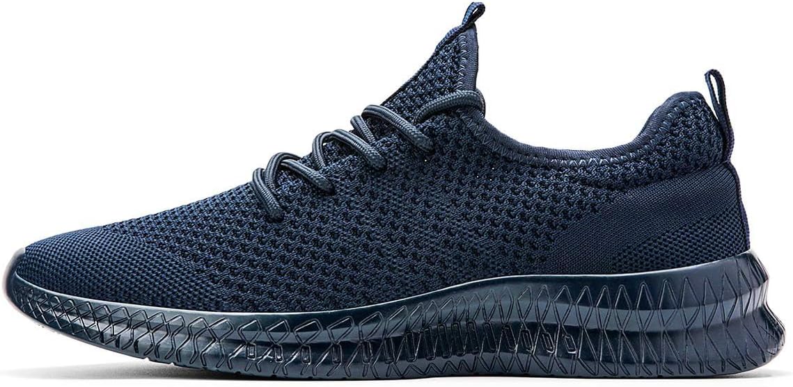 FUJEAK Men Running Shoes Men Casual Breathable Walking Shoes Sport Athletic Sneakers Gym Tennis Slip On Comfortable Lightweight Shoes