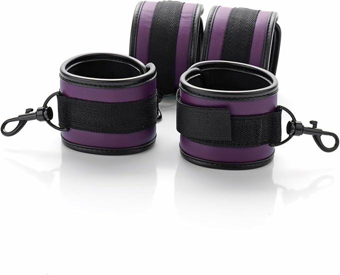 6pcs Black PU Adjustable Straps Sports Training Fitness Gear Home Yoga Set-FlexoryFit
