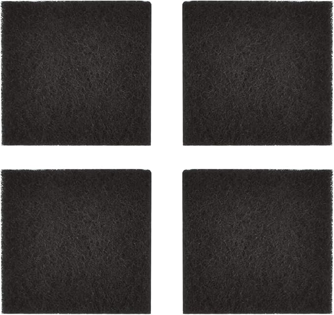 4 Pack 4151750 Trash Compactor Charcoal Air Filters 554358 WP4151750 Compatible with Whirlpool KitchenAid Maytag Jenn-Air Amana Inglis Magic Chef Trash Compactor AP6009134 PS11742279