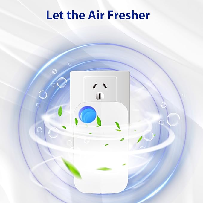 Ionizer Air purifiers for Home Plug in,Air Ionizers for Home Portable and Quiet Ionic Air Cleaner for Bedroom Toilet Office Kitchen and Pets(2)