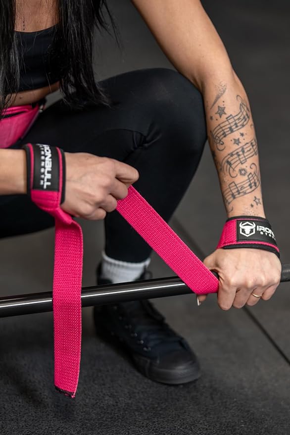 Lifting Wrist Straps for Weightlifting (1 Pair) – Padded Lifting Straps for Deadlifts, Powerlifting, Strength Training & Bodybuilding – Gym Straps for Men & Women-FlexoryFit