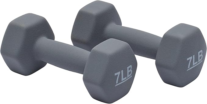 Amazon Basics Neoprene Dumbbell Hand Weights for Exercise and Muscle Toning-FlexoryFit