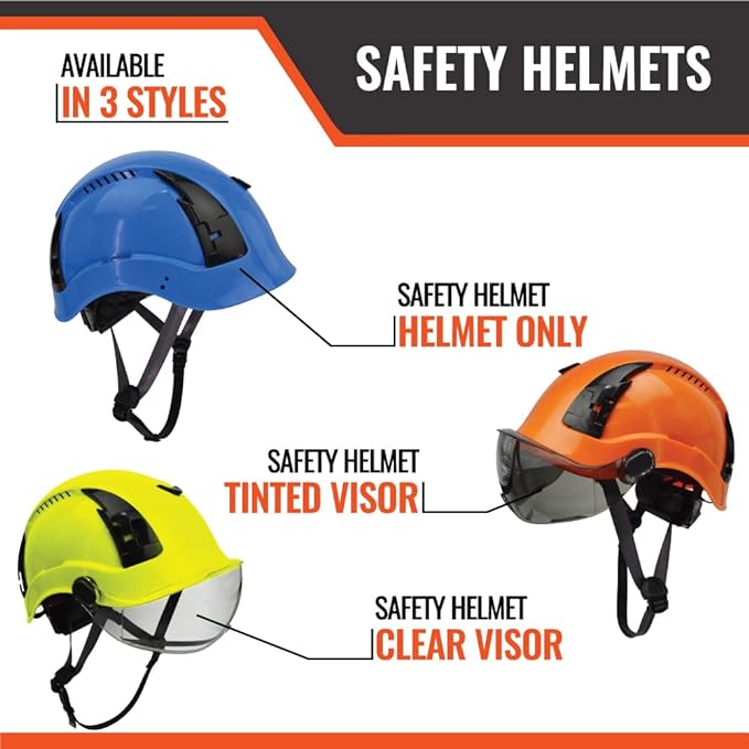Malta Dynamics APEX Type 2 Safety Helmet – OSHA and ANSI Z89.1 Compliant Safety Hard Hats for Construction Workers and Vented Helmet for Head Protection