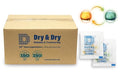 Dry & Dry 3 Gram [6000 Packets] Orange Mixed Premium Pure Silica Gel Packets Desiccant Dehumidifier - Food Safe Rechargeable Silica Gel Packs Desiccant Packs