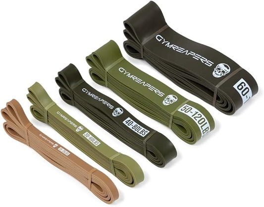 Gymreapers Pull up Resistance Bands for Weight Lifting, Pull Ups - Assistance Bands for Powerlifting, Stretching, WOD, Strength Training - for Men & Women-FlexoryFit