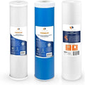 Aquaboon 5 Micron 20 x 4.5 Whole House Water Filter Replacement Cartridge Set: by Aquaboon