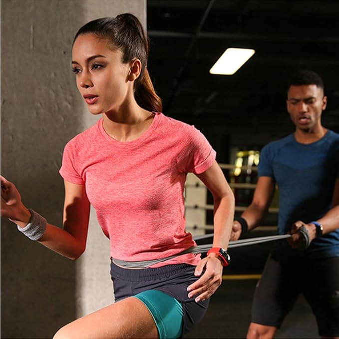 Resistance Bands, Elastic Exercise Bands for Working Out, Physical Therapy, Recovery, Yoga, Pilates, Strength Training-FlexoryFit