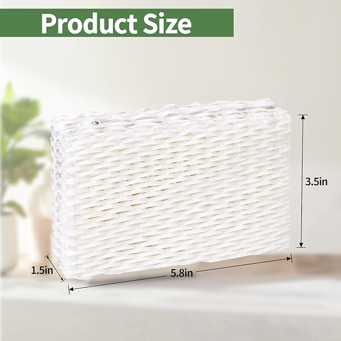 KTWT WF813 Humidifier Filters Replacement for Equate Eqwf813 Eq-2119-Ul PCWF813, fit Relion RCM-832 RCM-832N, ProCare PCCM-832N Cool Mist Humidifier Replacement Filters - 4 Pack
