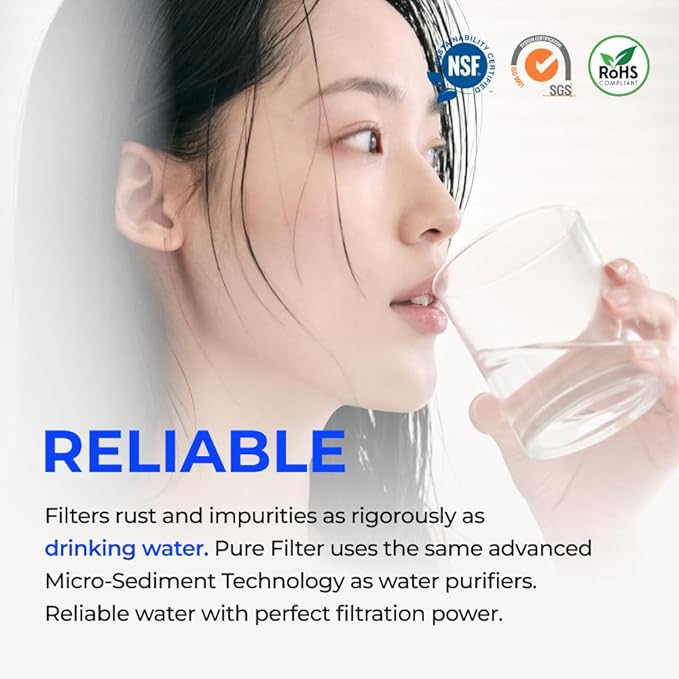 BODYLUV - Puresome Handheld Shower Head (Ver.1), Strong Water Pressure, Water Saving Filter For Bathroom (Handheld Shower Head with Silicon Cover) (Sky Blue)