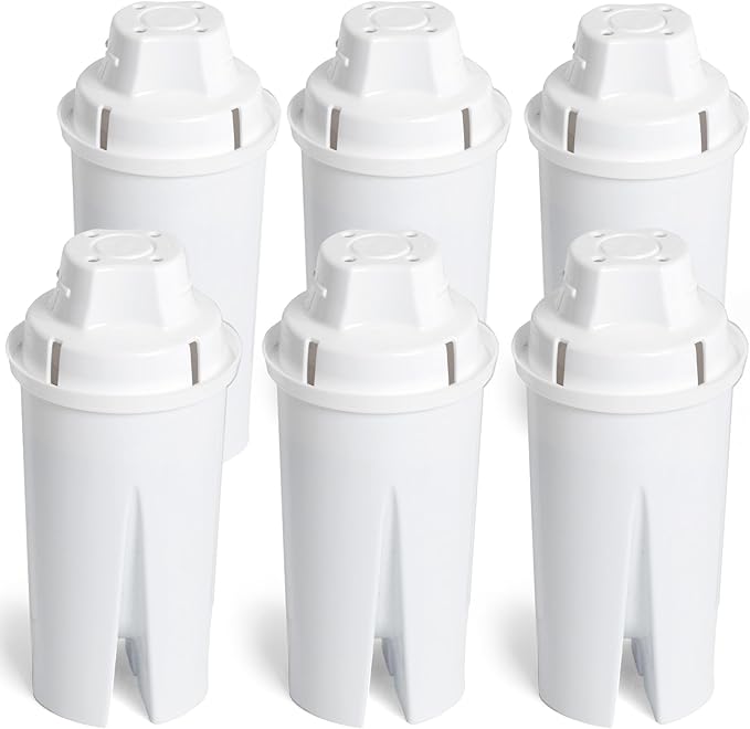 Amazon Basics Replacement Water Filters for Water Pitchers, BPA-Free, WQA & NSF Certified, Compatible with Brita Water Pitchers & Drinking Water Filter Systems, 1 Year Filter Supply, 36-Pack