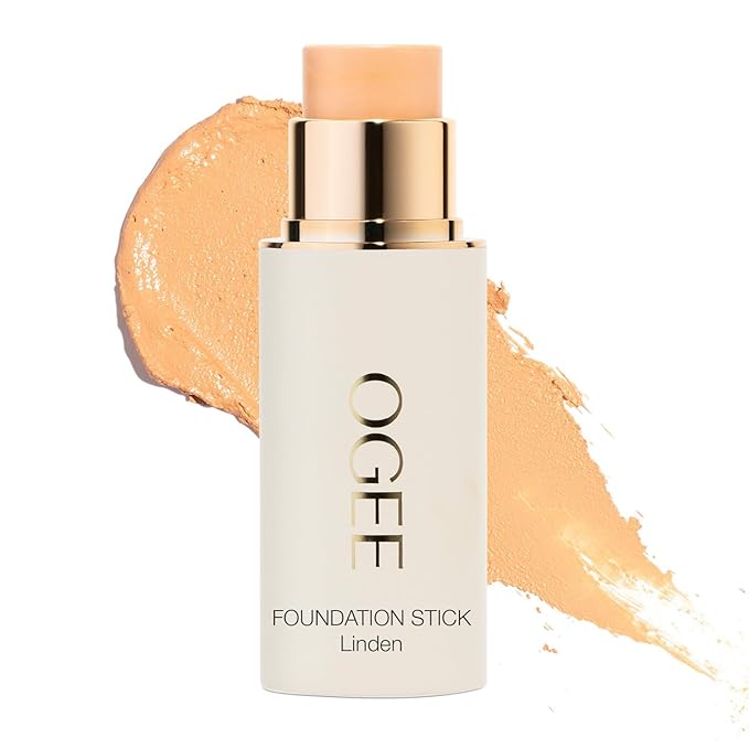 Ogee Sculpted Complexion Foundation Stick (Linden 1.25N Light Beige, Neutral Undertones) Full Coverage Foundation Makeup - Instantly Balance & Even Complexion - 70% Organic Ingredients-FlexoryFit