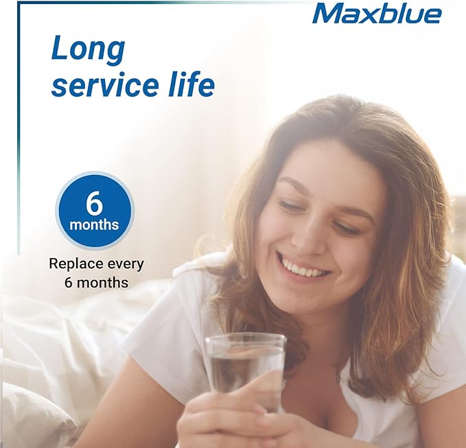 Maxblue ADQ73613401 Refrigerator Water Filter, Replacement for LG® LT800P®, ADQ73613402, ADQ73613408, ADQ75795104, Kenmore 9490, LSXS26326S, LMXC23746S, WF-LT800P, 469490, LMXC23746D, Pack of 3